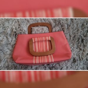 Vintage Kate Spade bag wood handles